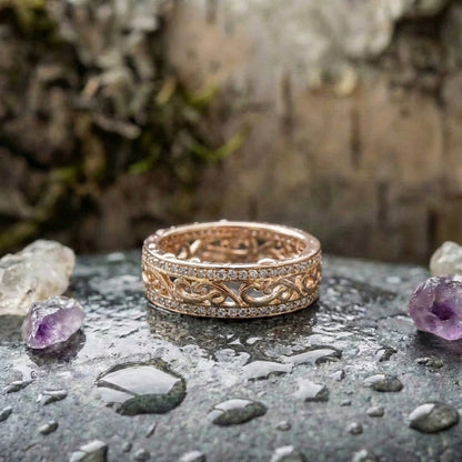 A Vintage Handmade Gold Ring