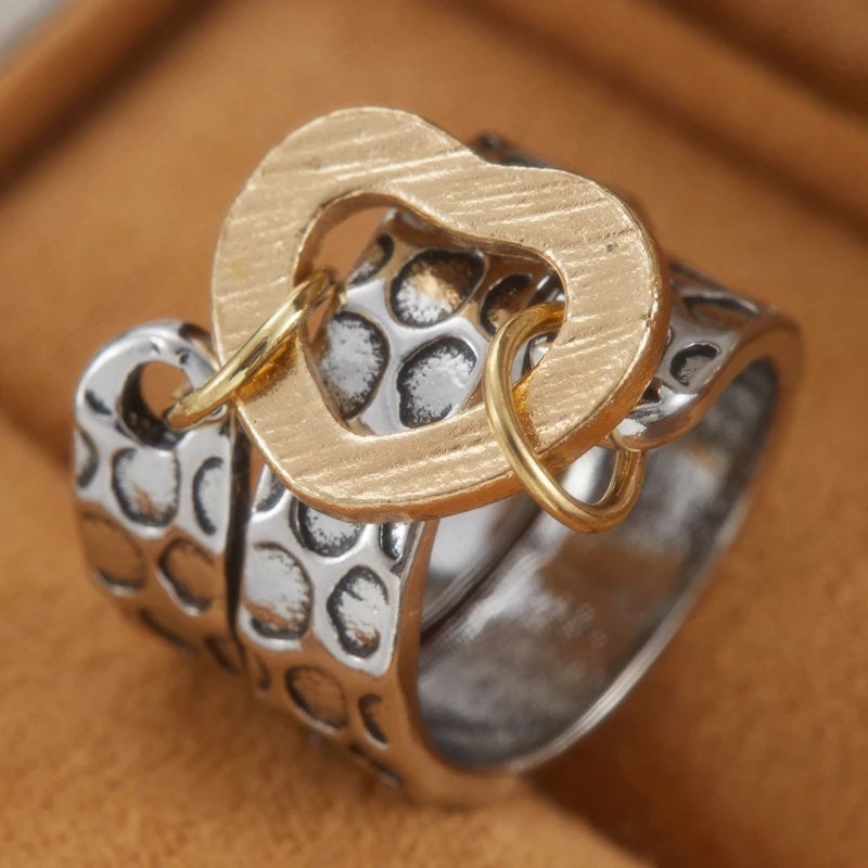Vintage Heart Statement Ring