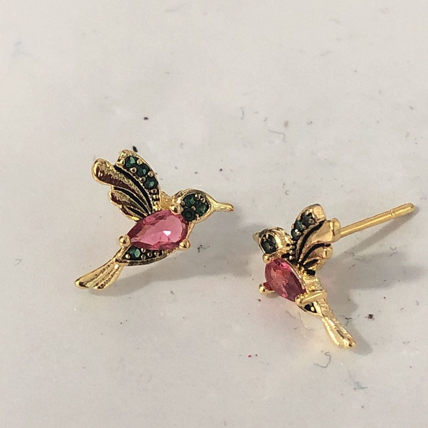 Vintage Hummingbird Earrings