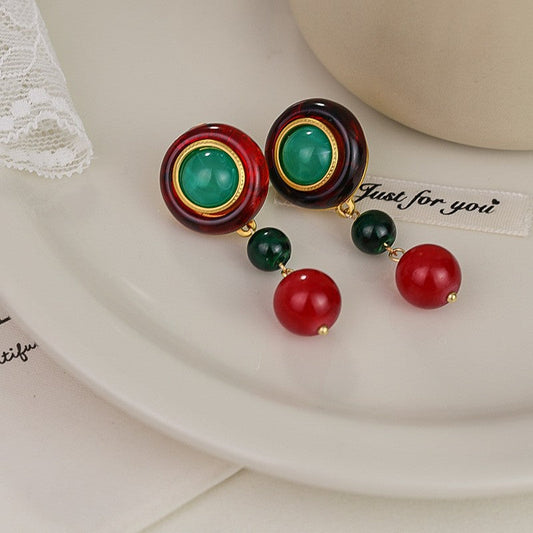 Vintage Jade Earrings