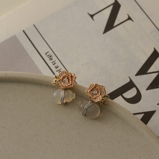 Vintage Jade Earrings