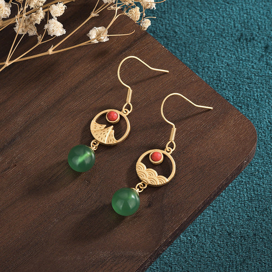 Vintage Jade Earrings