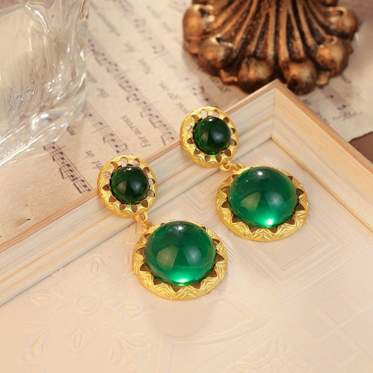 Vintage Jade Earrings