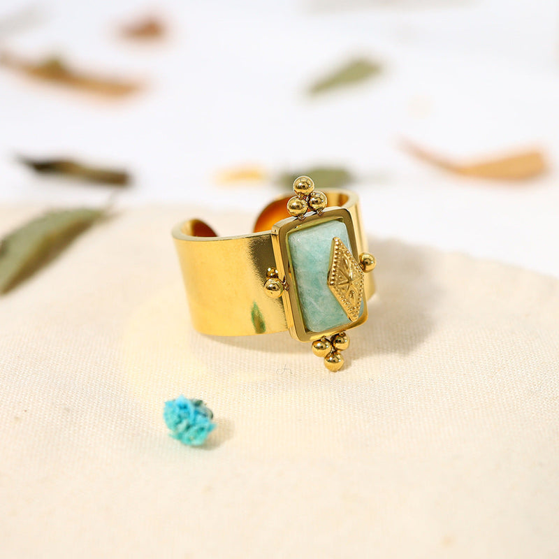 Vintage Jade Gold Ring