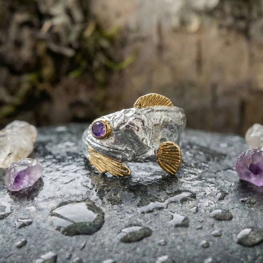 Vintage Koi Fish Ring