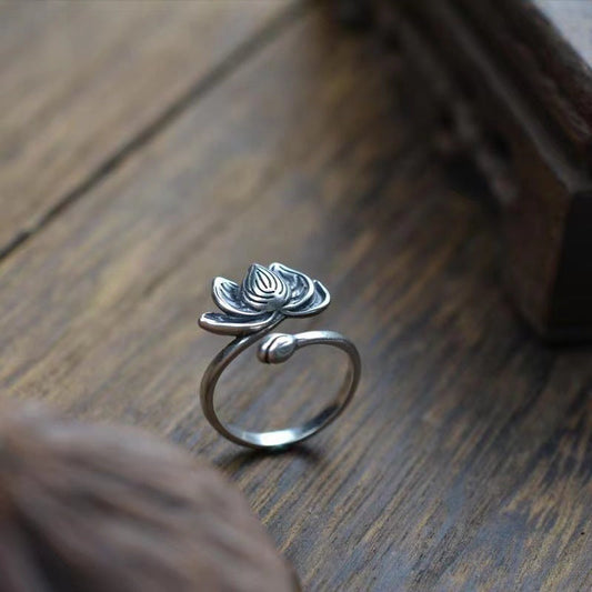 Vintage Lotus Ring