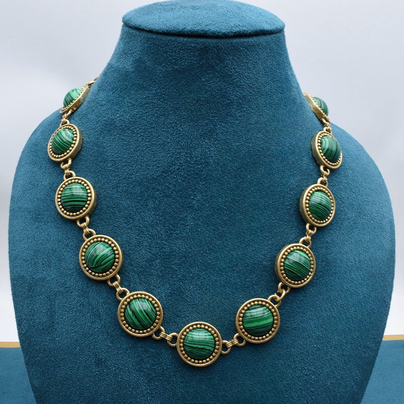 Vintage Malachite Necklace