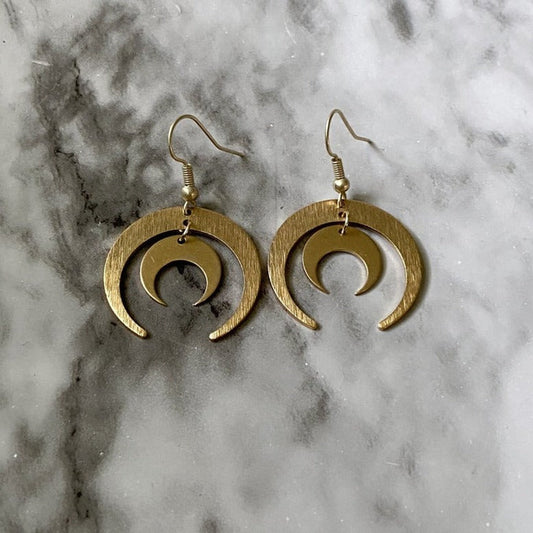 Vintage Moon Earrings