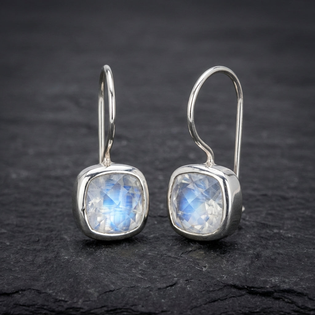 Vintage Moonstone Cubic Earrings