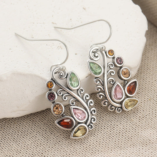Vintage Multistone Earrings
