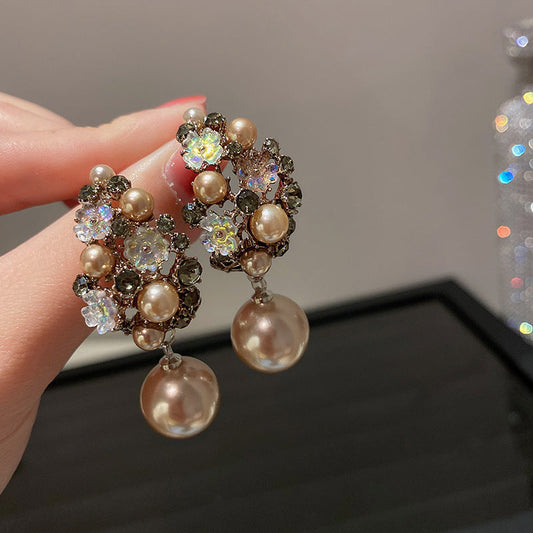 Vintage Pearl Drop Earrings