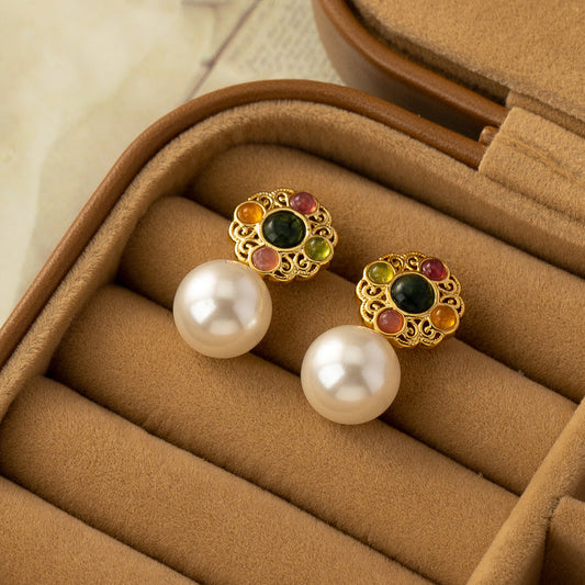 Vintage Pearl Earrings