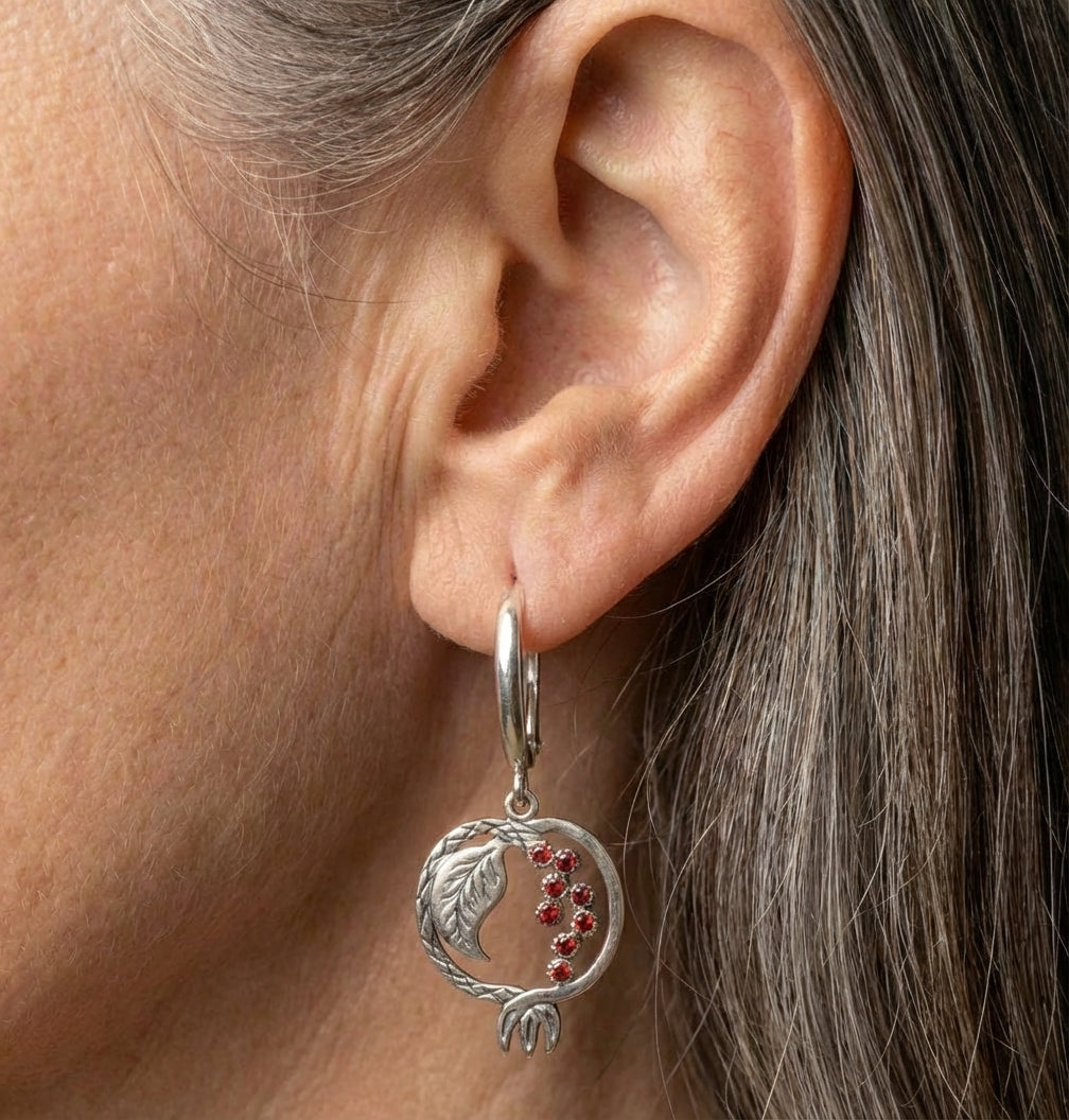 Pomegranate Earrings