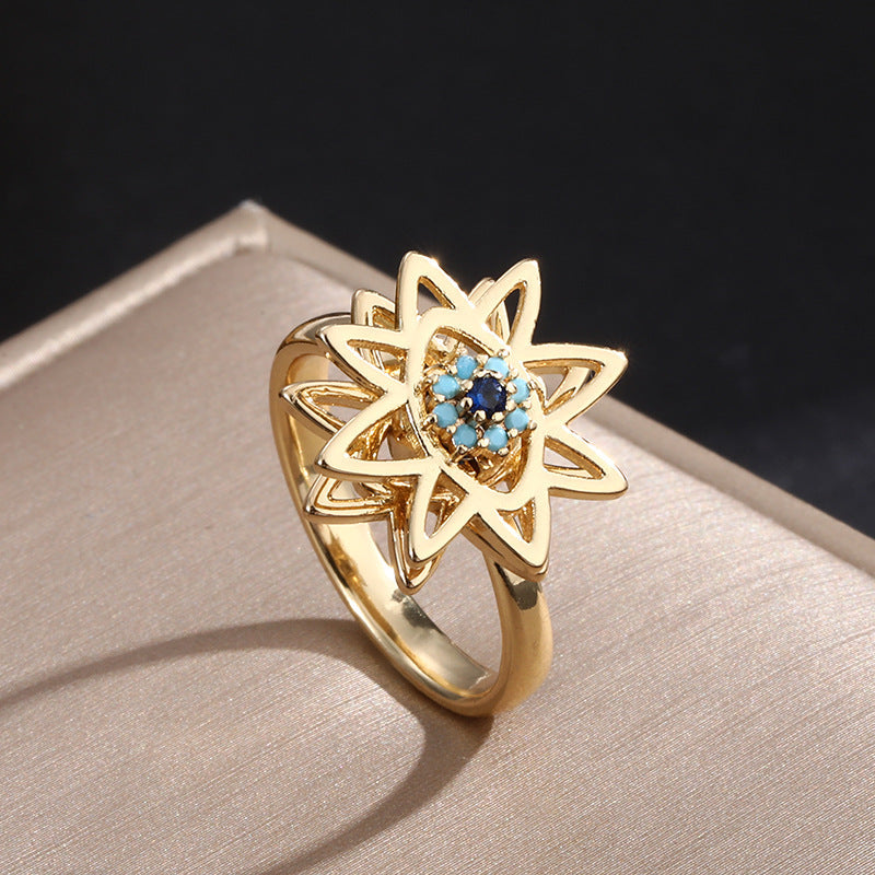 Vintage Sapphire Star Ring