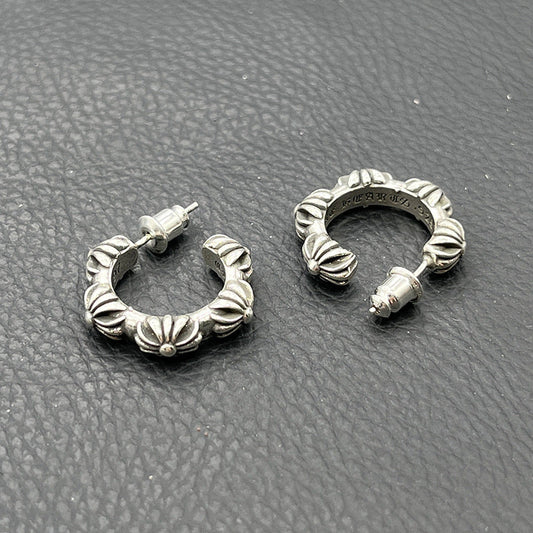 Vintage Scallop Earrings