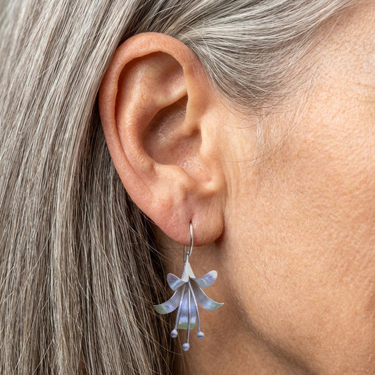 Vintage Handmade Silver Earrings
