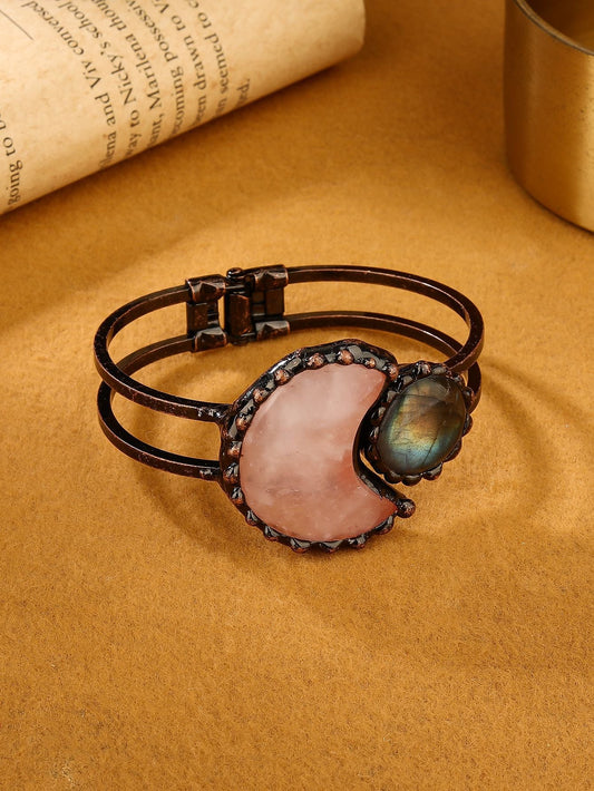 Vintage Stone Cuff Bracelet
