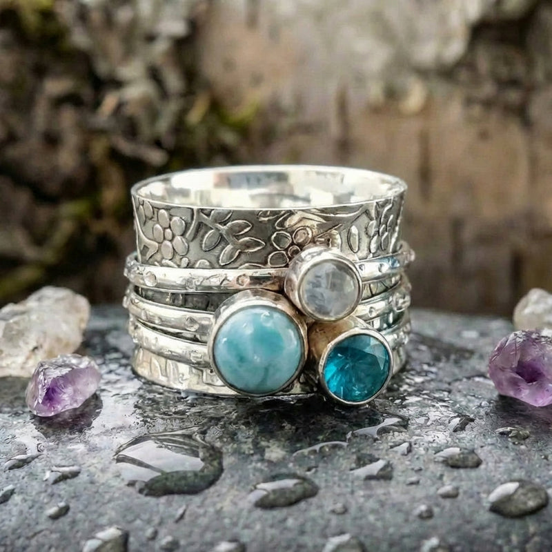 Vintage Stone Statement Ring