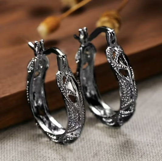 Vintage Textured Earrings