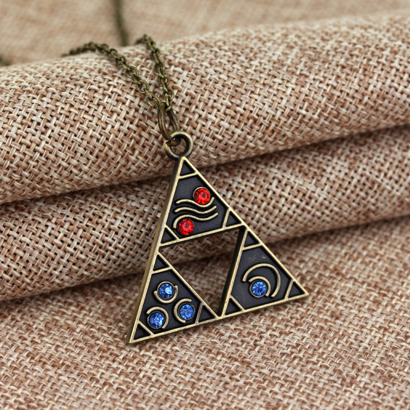 Vintage Triangle Necklace
