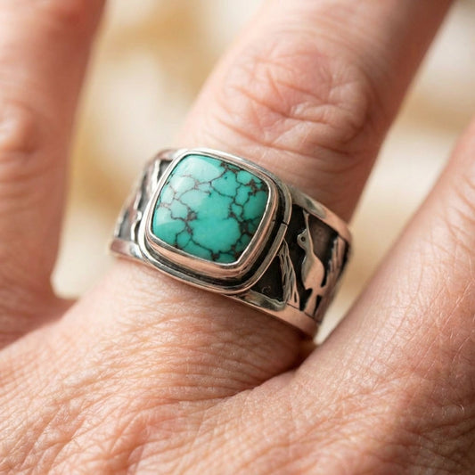 Turquoise Bird Ring