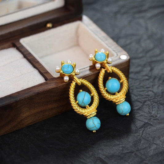 Vintage Turquoise Earrings