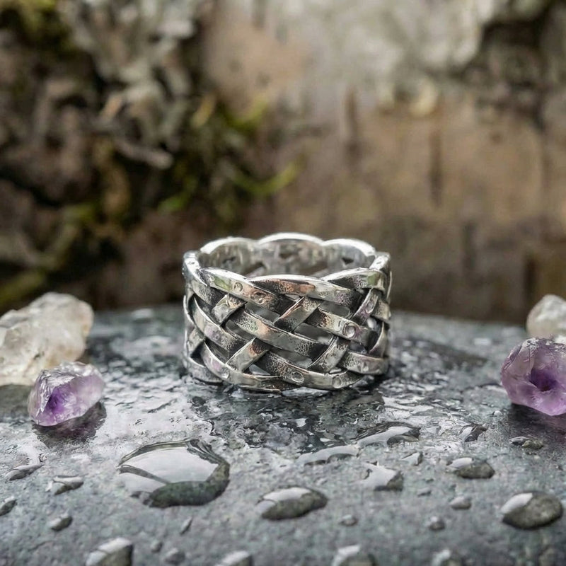 Vintage Viking Weave Ring