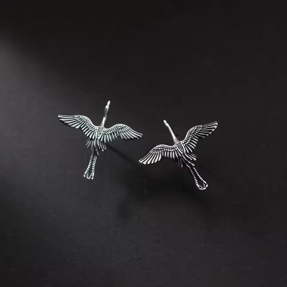 Vintage Wing Earrings