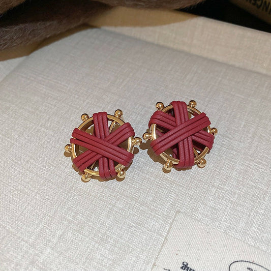Vintage Woven Earrings