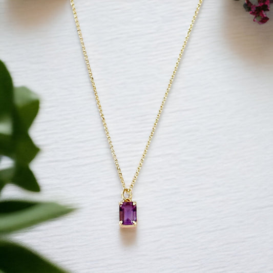 Violetta Amethyst Baguette
