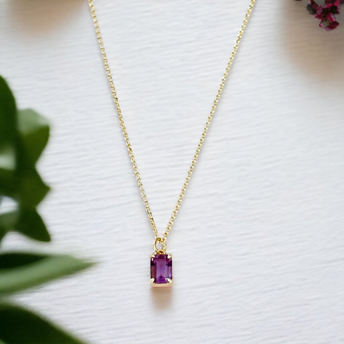 Violetta Amethyst Baguette