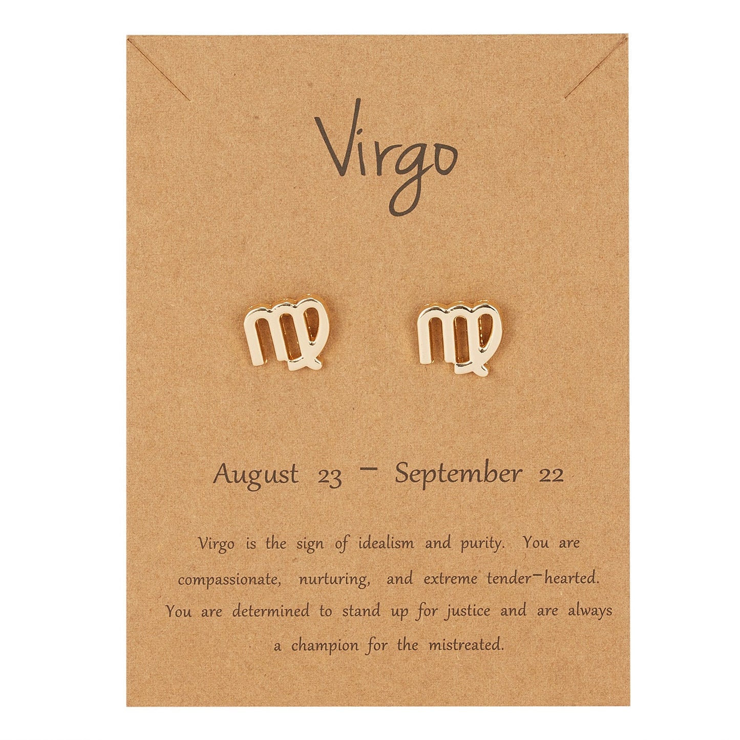 Virgo Zodiac Earrings