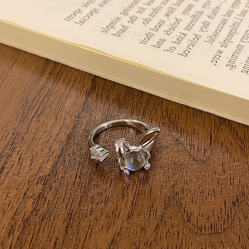 Whimsical Moonstone Ring