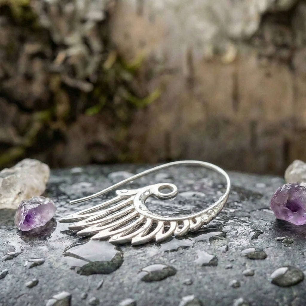 Wings Earrings In Gold