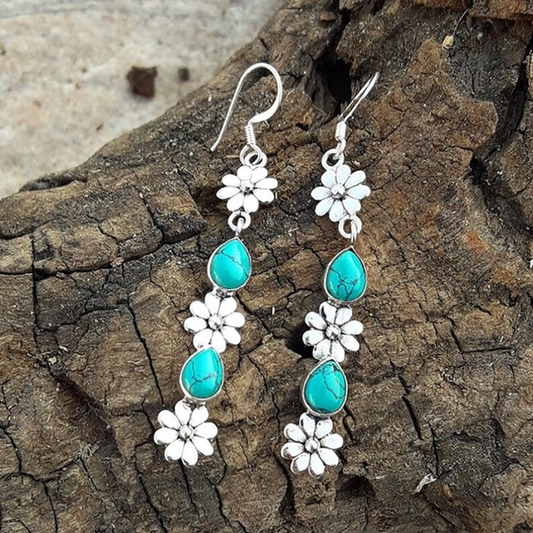 Turquoise Stone Earrings