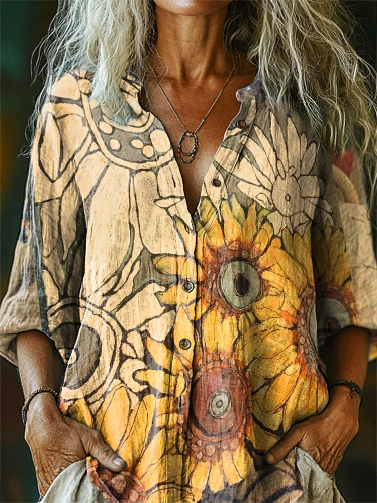 A Vintage Style Shirt with Delicate Timeless Details