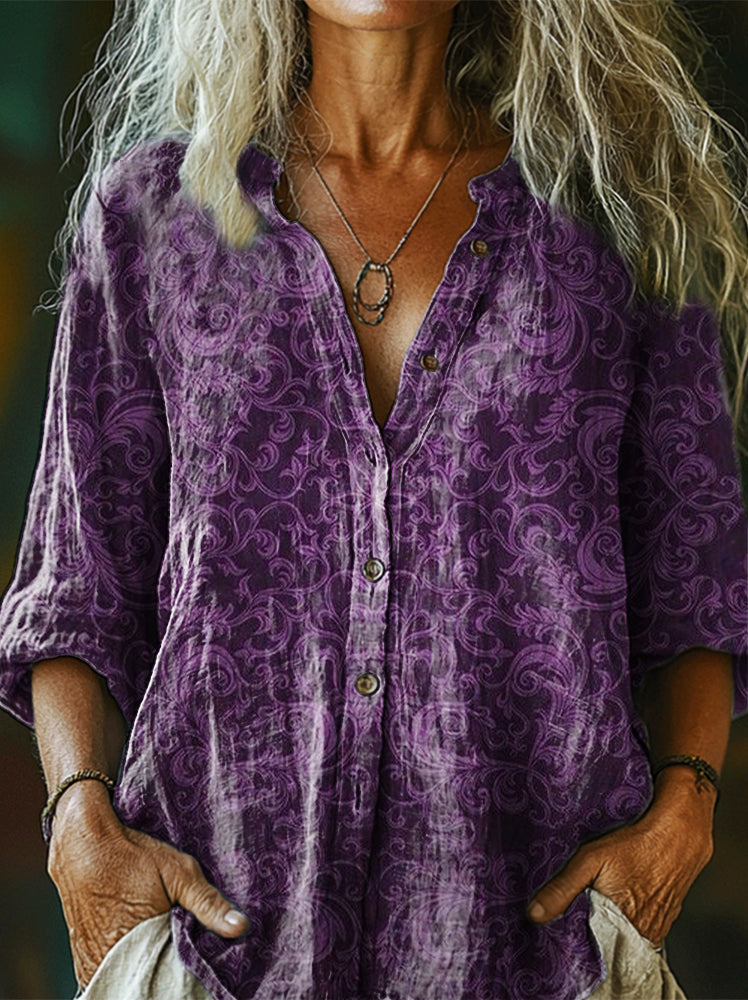 A Vintage Style Shirt with Delicate Timeless Details