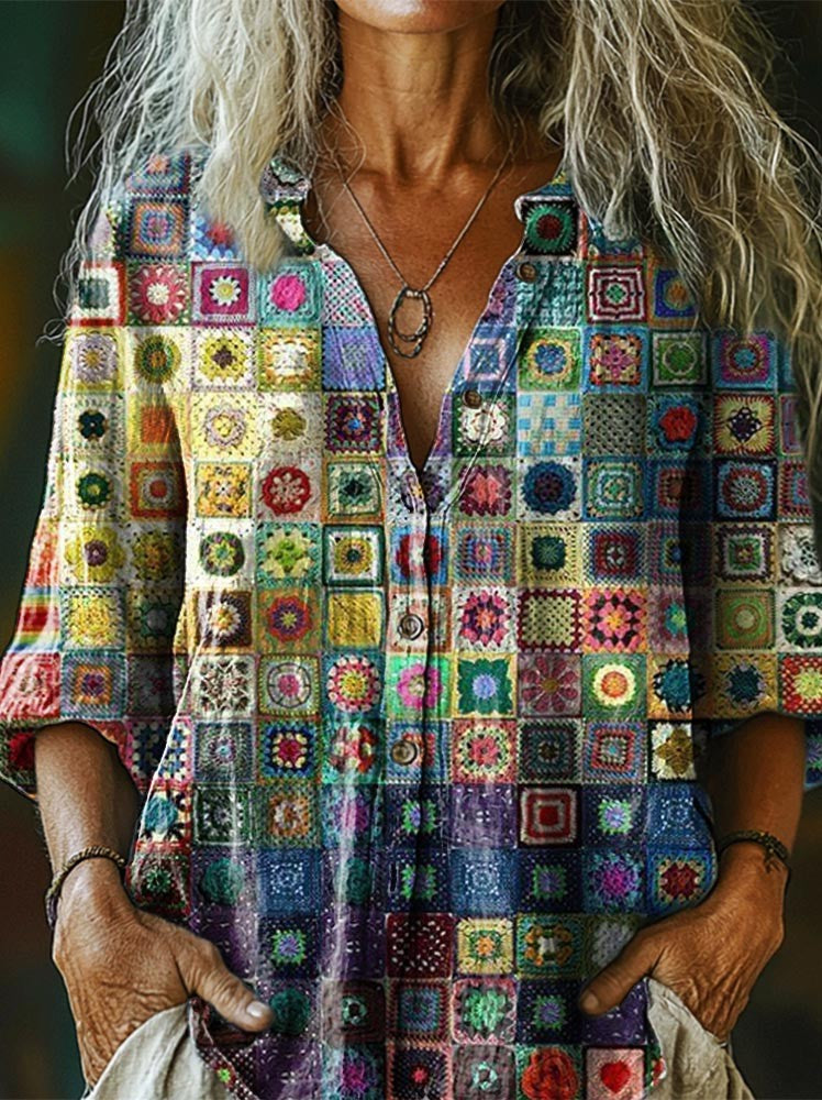 A Vintage Style Shirt with Delicate Timeless Details
