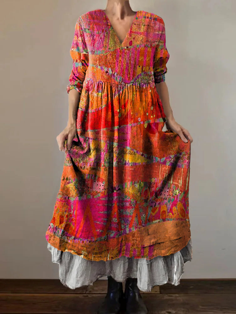 Classic Vintage Dress with a Flattering Fit