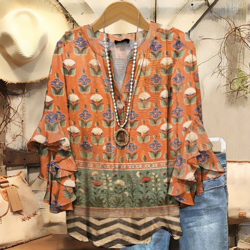 A Vintage Style Shirt with Delicate Timeless Details