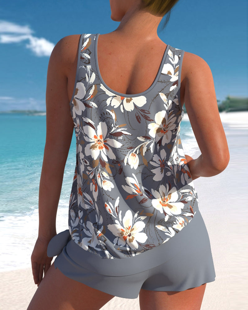 LD | Tankini met bloemenprint