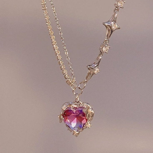 Crystal Heart Of Forever Necklace