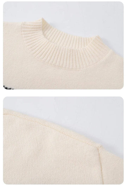 LD Gestreepte gebreide leuke trui