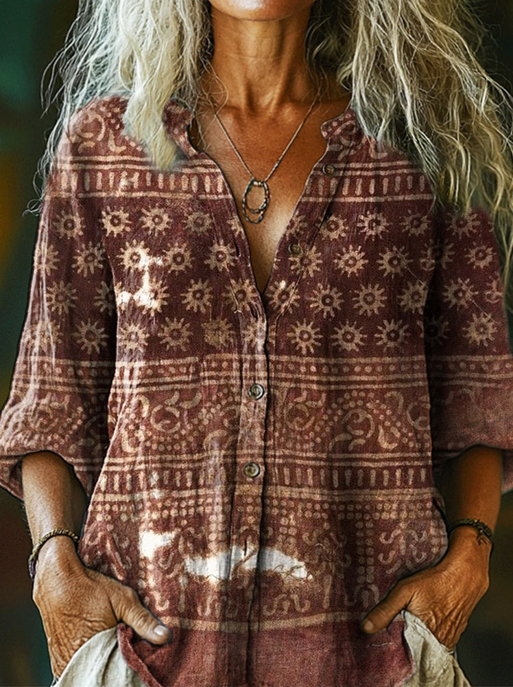 Vintage Inspired Shirt with a Contemporary Edge