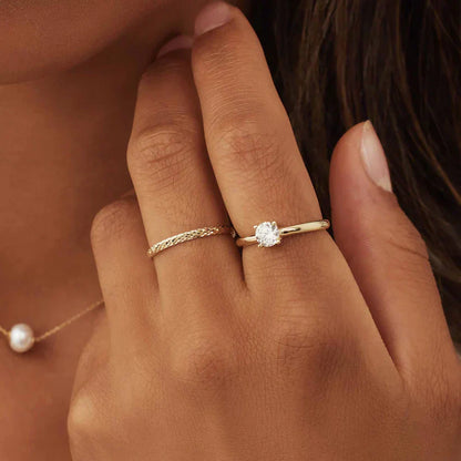 Gold Ameline Trellis Ring