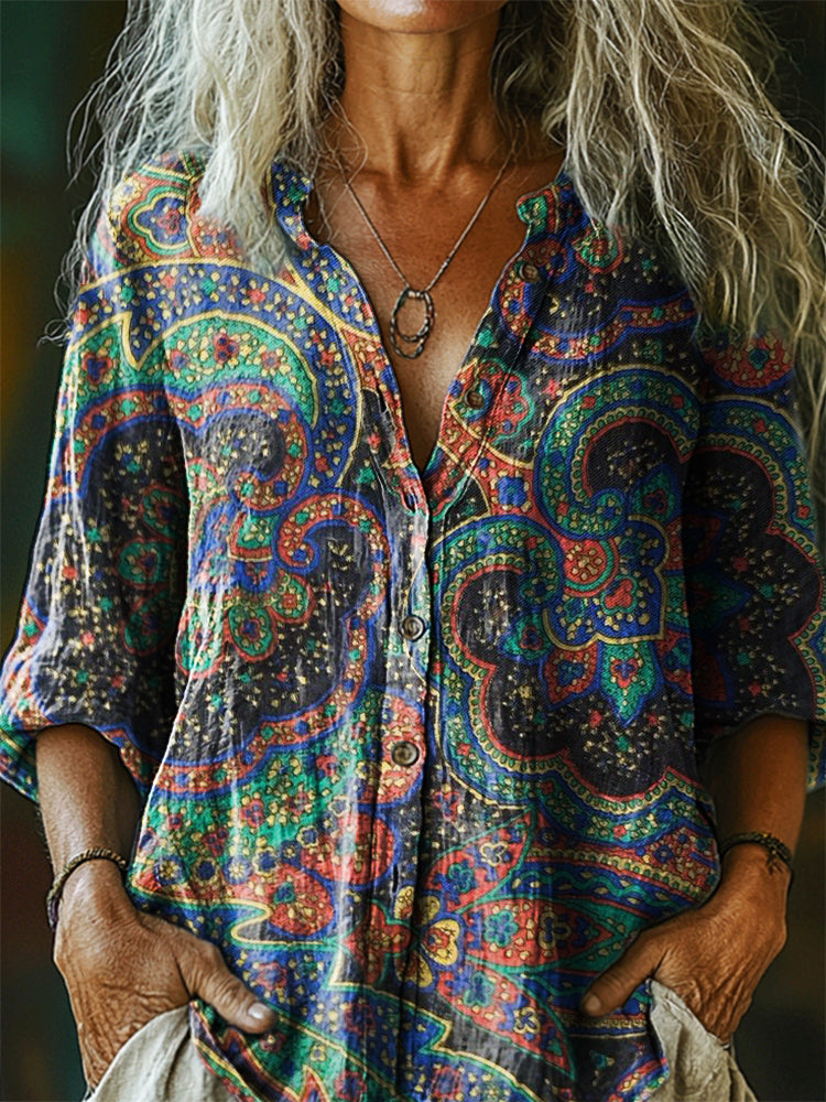 A Vintage Style Shirt with Delicate Timeless Details