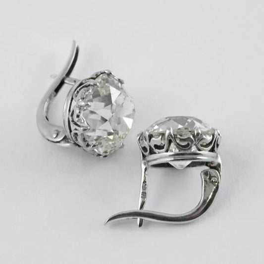 Zirconia Silver Earrings
