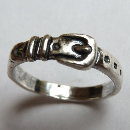 Silver Belt Ring