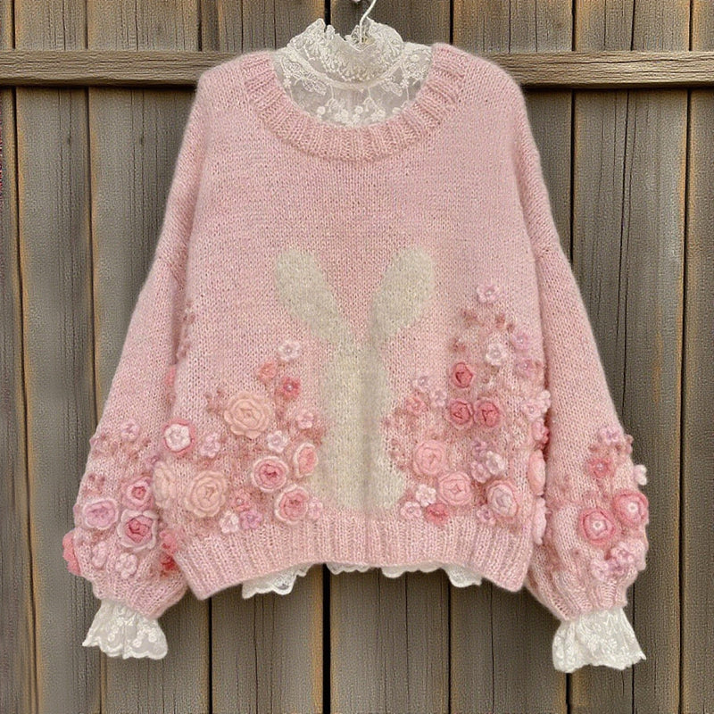 Vintage Inspired Sweater with a Contemporary Edge