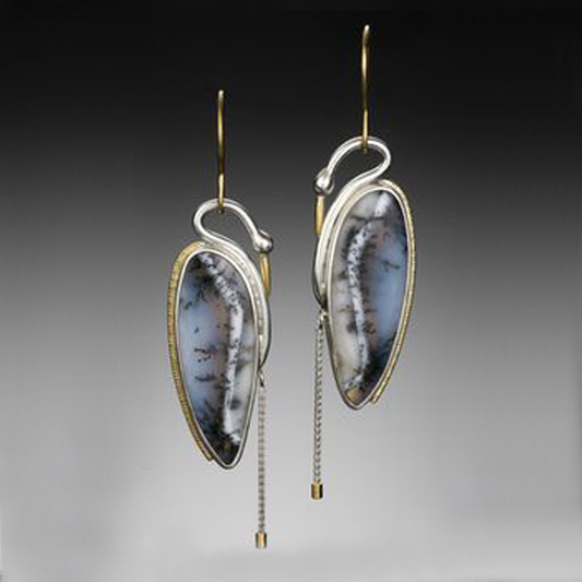 Silver Darkie Earrings